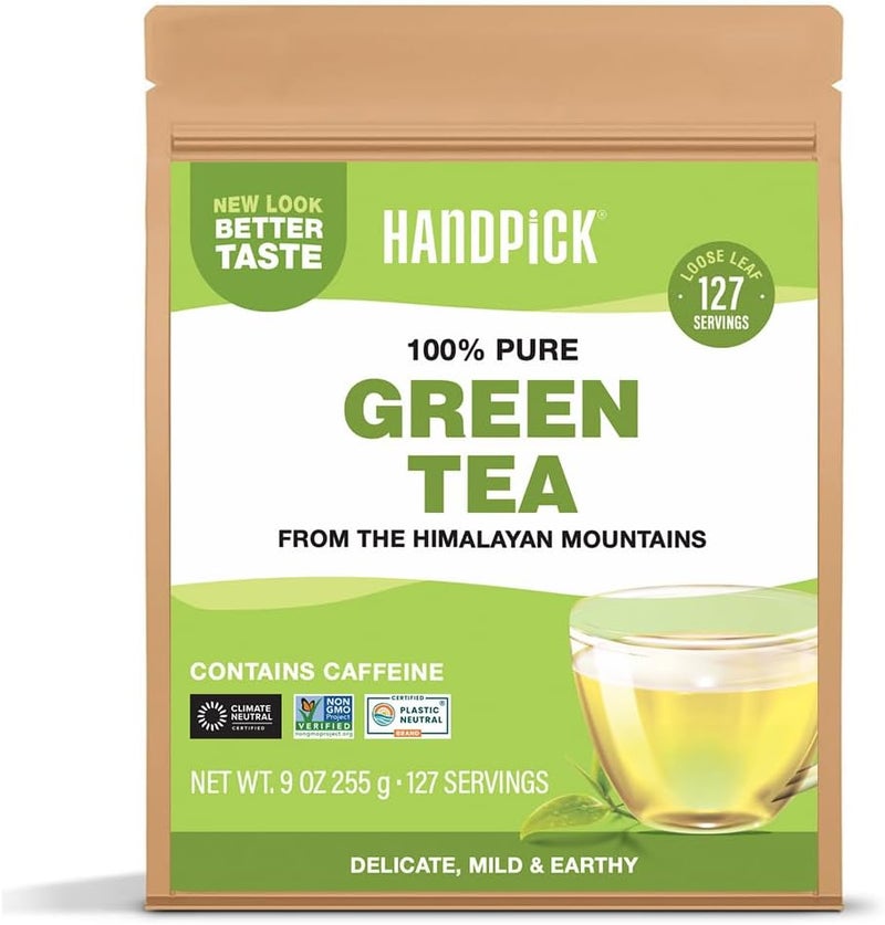HANDPICK 100% Pure Green Tea Loose Leaf - Image 1